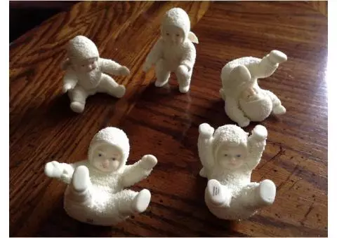 Snowbabies "Tumbling in the Snow"